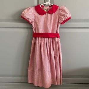Beautiful boutique red gingham holiday/Christmas/valentines dress girls size 5